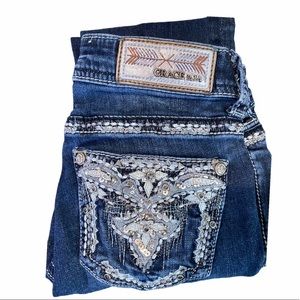 GRACE IN LA 🖤 EMBELLISHED JEANS